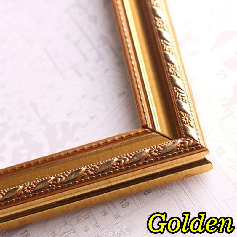 European Style Diy Outer Frames for Islamic Canvas - Golden Alif Gallery