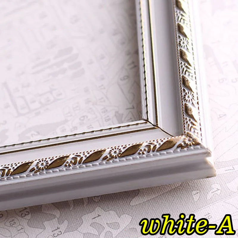 European Style Diy Outer Frames for Islamic Canvas - Golden Alif Gallery